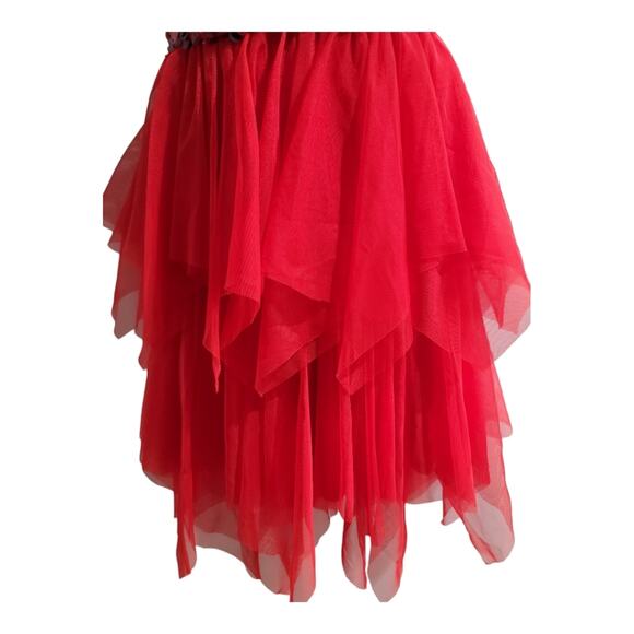 Cat and Jack Red Sequined Girls Dress - Picture 3 of 5